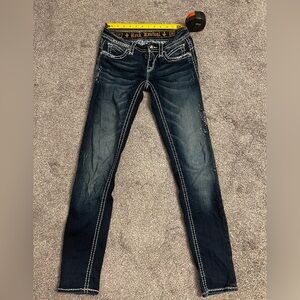 Rock Revival Women's Dark Blue Skinny Jeans